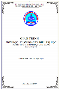 Image of GIÁO TRÌNH CHẨN ĐOÁN VÀ ĐIỀU TRỊ HỌC