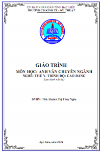 Image of GIÁO TRÌNH ANH VĂN CHUYÊN NGÀNH