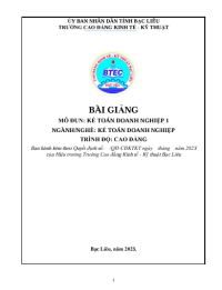 Image of KẾ TOÁN DOANH NGHIỆP 1