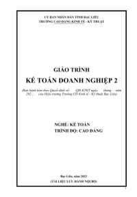 Image of KẾ TOÁN DOANH NGHIỆP 2