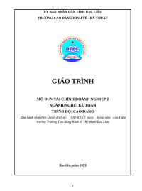 Image of MÔ ĐUN TÀI CHÍNH DOANH NGHIỆP 2