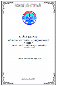 Image of GIÁO TRÌNH AN TOÀN LAO ĐỘNG NGHỀ
