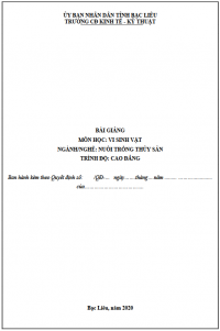 Image of Vi sinh vật